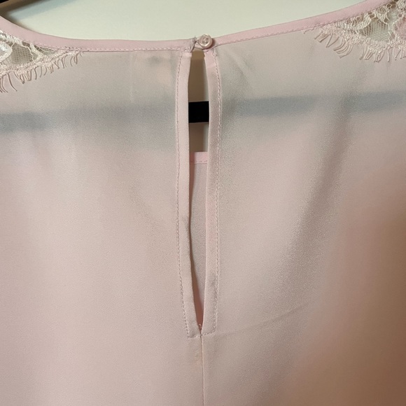 🚨 BNWT Women’s Oversized Pink Lace Sleeved Blouse - Picture 5 of 6